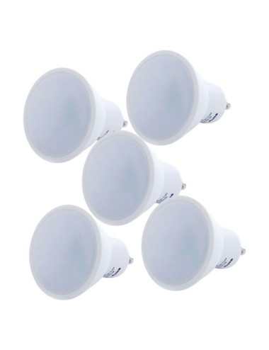 Pack 10 Bombillas LED GU10 6W 6000ºK con Envío Gratis.