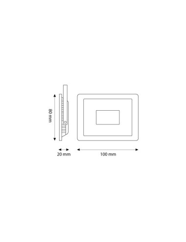 Pack 2 Focos Proyector LED 10W 6000ºK IP66 Regulable con Envío Gratis.