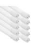 Pack de 10 Tubos Led T8 120cm 18W de Cristal 6000k con Conexión un Lateral y Envío Gratis.