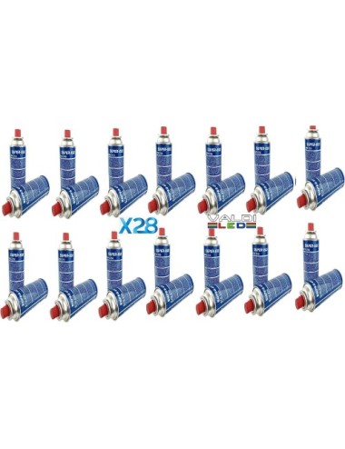 Pack de 28 Bombonas Gas de 227Gr Con Envío Gratis Super-Ego.