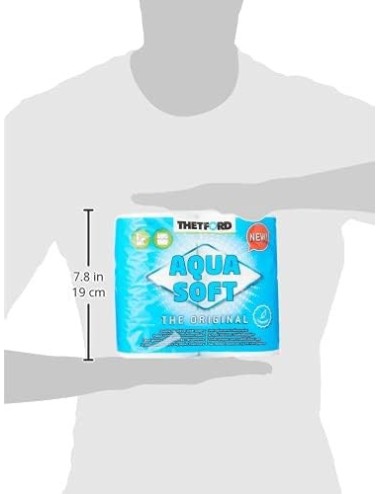 Thetford Aqua Soft - Papel higiénico 4 rollos para potty y envio gratis